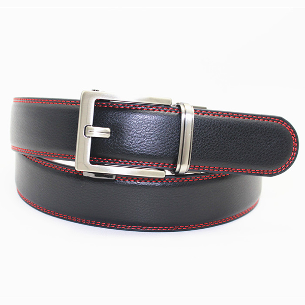 Formal leather belts for men with automatic buckle 35-19478
